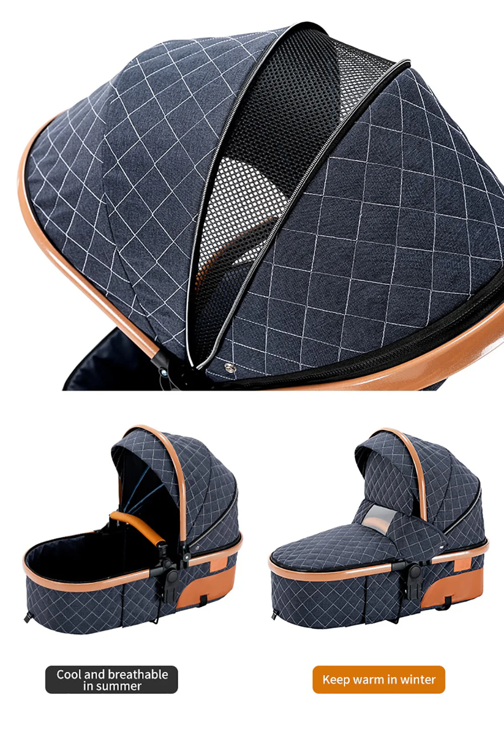 the stroller is ventilation and warmth