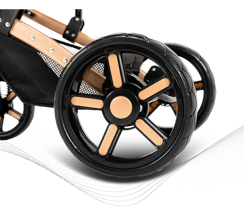 2. No fear of bumps with EVA wheels